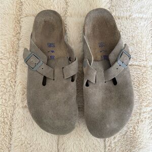 Birkenstock Boston Clog- Suede
